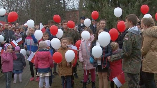 Uroczystości setnej rocznicy odzyskania niepodległości w Łękawie