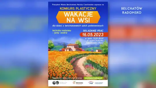 „Wakacje na wsi” konkurs plastyczny