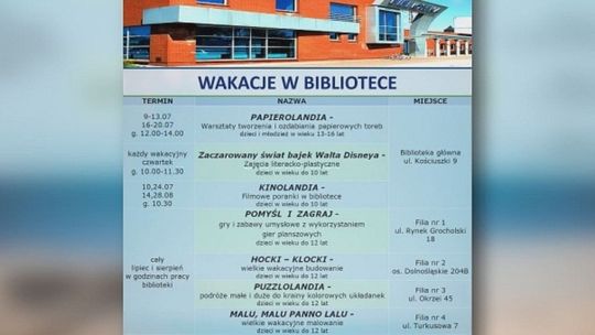 Wakacje w Bibliotece