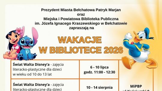 Wakacje z książką i kreatywną zabawą. Biblioteka zaprasza najmłodszych