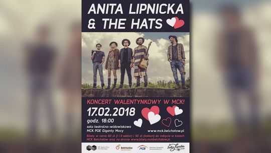 Walentynkowy kooncert Anity Lipnickiej & The Hats