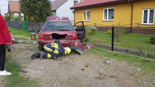 Wypadek na ul. Częstochowskiej w Przedborzu.