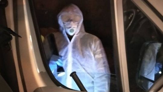 Wypadek z udziałem osób objętych kwarantanną