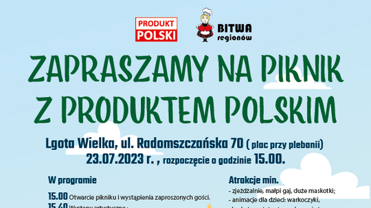 Zapraszamy na Piknik z Produktem Polskim