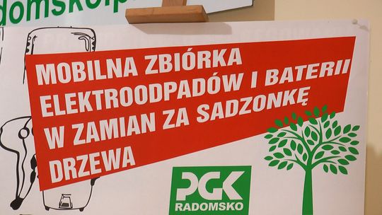 Zbiórka elektroodpadów w zamian za sadzonkę drzewa, czyli kumulacja ekologicznych działań.