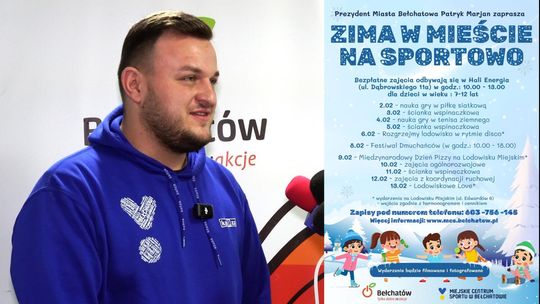 Zima w mieście na sportowo. MCS w Bełchatowie zaprasza na ferie