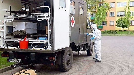 Żołnierze WOT w bełchatowskim Domu Pomocy Społecznej