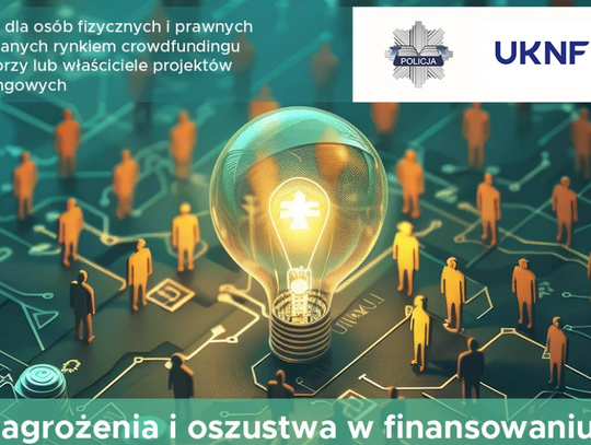 UKNF i Policja ostrzegają przed oszustwami inwestycyjnymi. Zapraszają na bezpłatny webinar