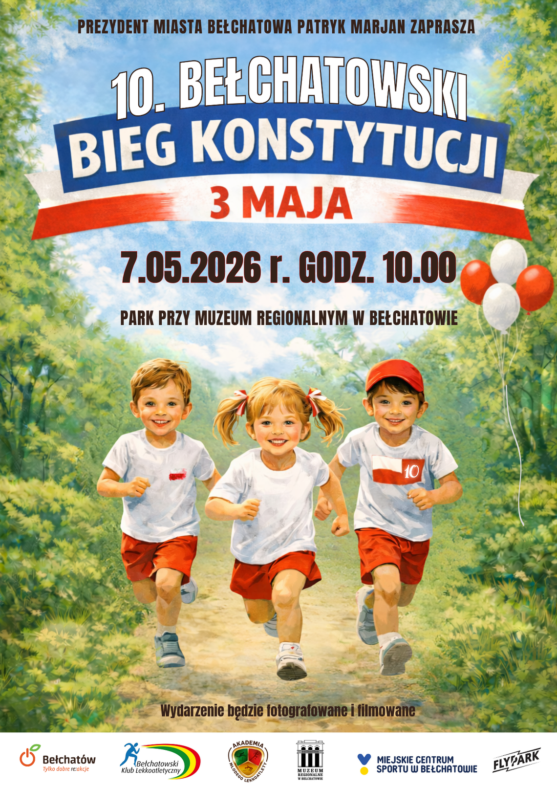 10. Bełchatowski Bieg Konstytucji 3 Maja – sport i patriotyzm najmłodszych