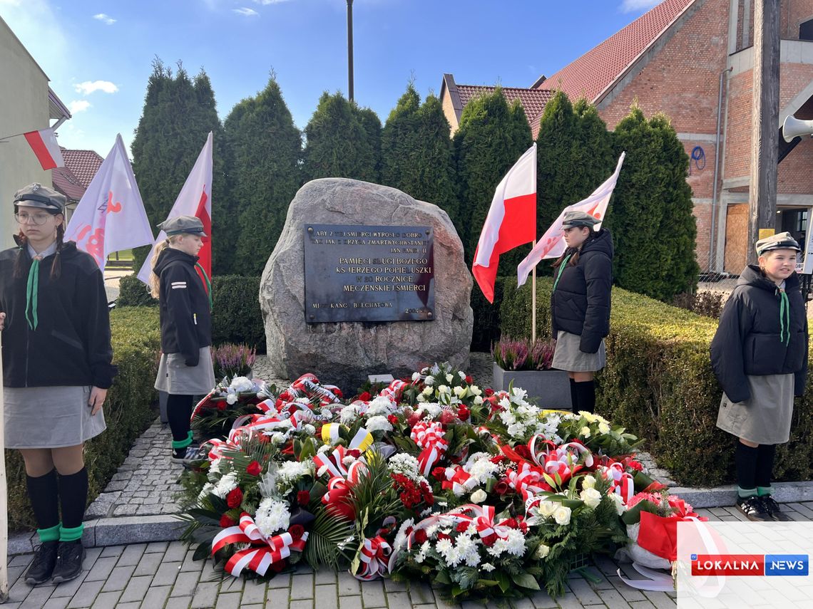 Bełchatowianie uczcili pamięć bł. ks. Jerzego Popiełuszki w 41. rocznicę jego męczeństwa