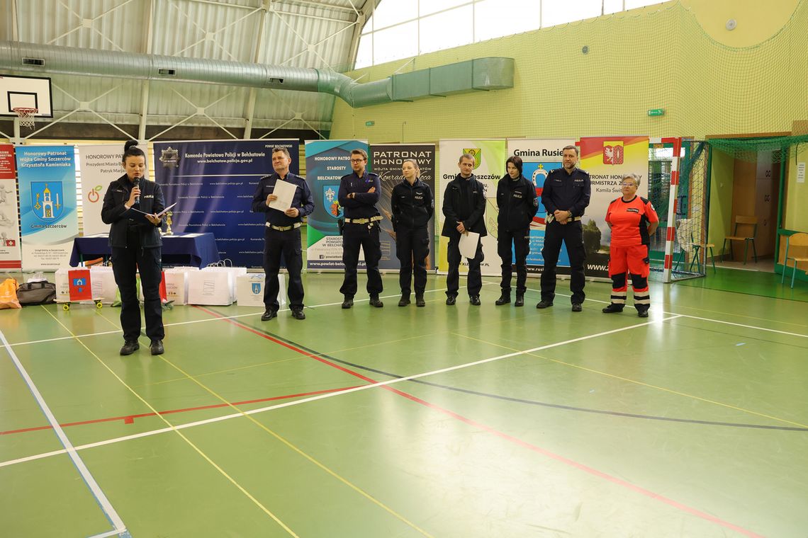 Bełchatowska Policja promuje bezpieczeństwo na drogach. Uczniowie stanęli do rywalizacji