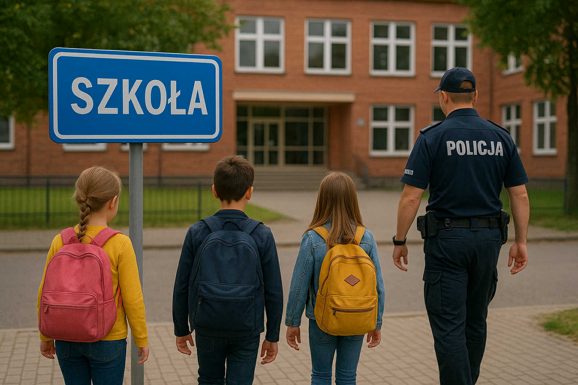 Bełchatowska Policja wprowadza zwiększone patrole: Rozpoczyna się akcja „Bezpieczna droga do szkoły”