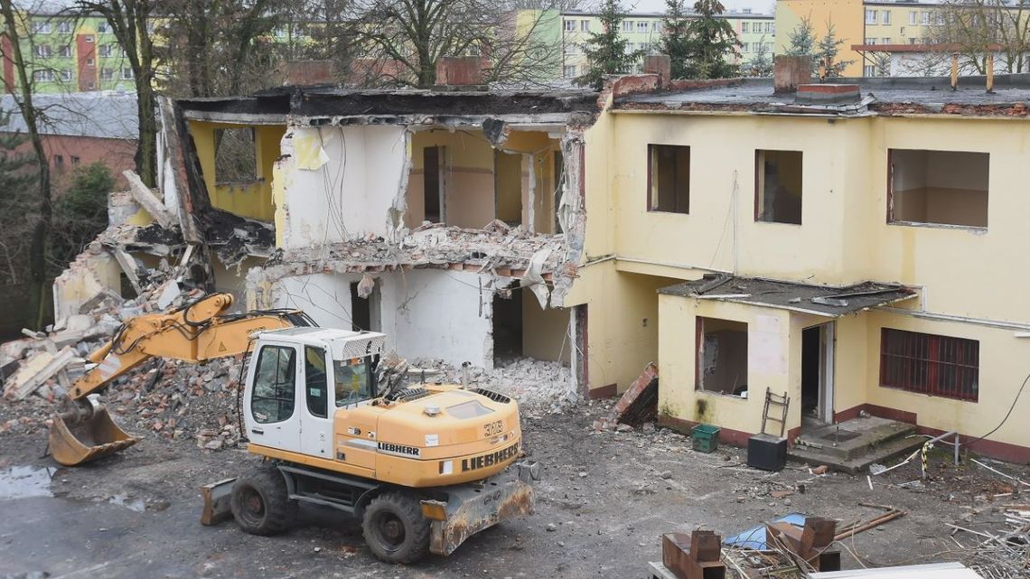Budynki należące do Urzędu Miasta wyburzone