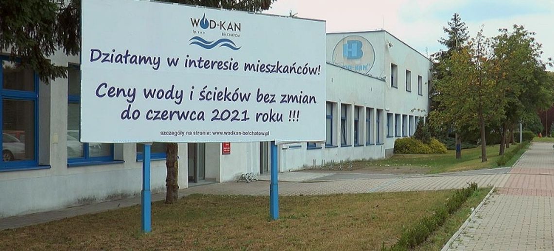 Cena za ścieki i wodę bez zmian do 2021 roku!
