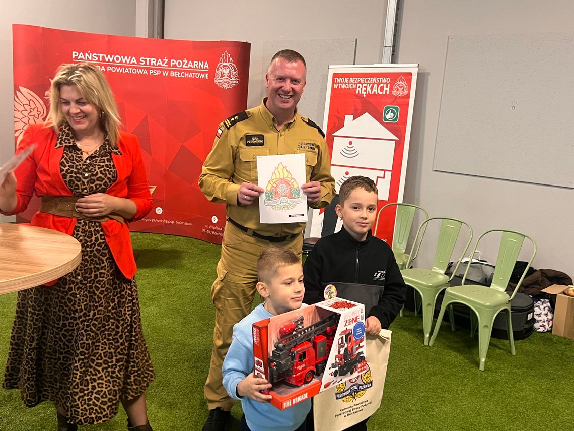 „Czad i ogień. Obudź czujność” – bełchatowianie wzięli udział w akcji edukacyjnej PSP