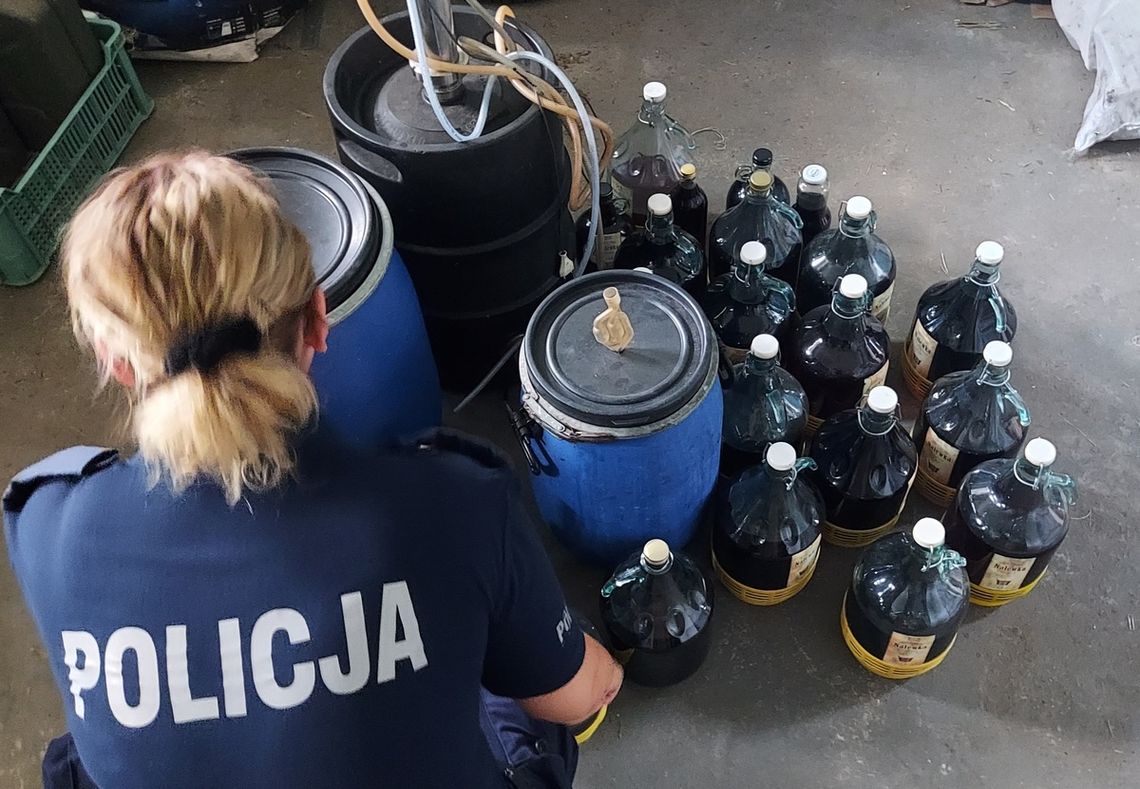 Domowa bimbrownia odkryta przez bełchatowską policję