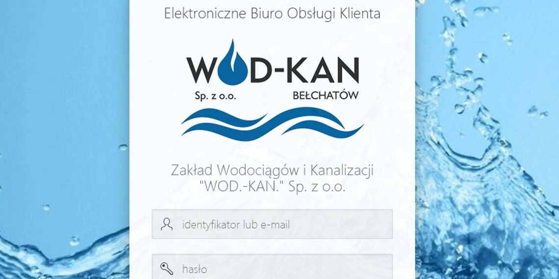 Elektroniczne rozliczenie w Wod-Kanie