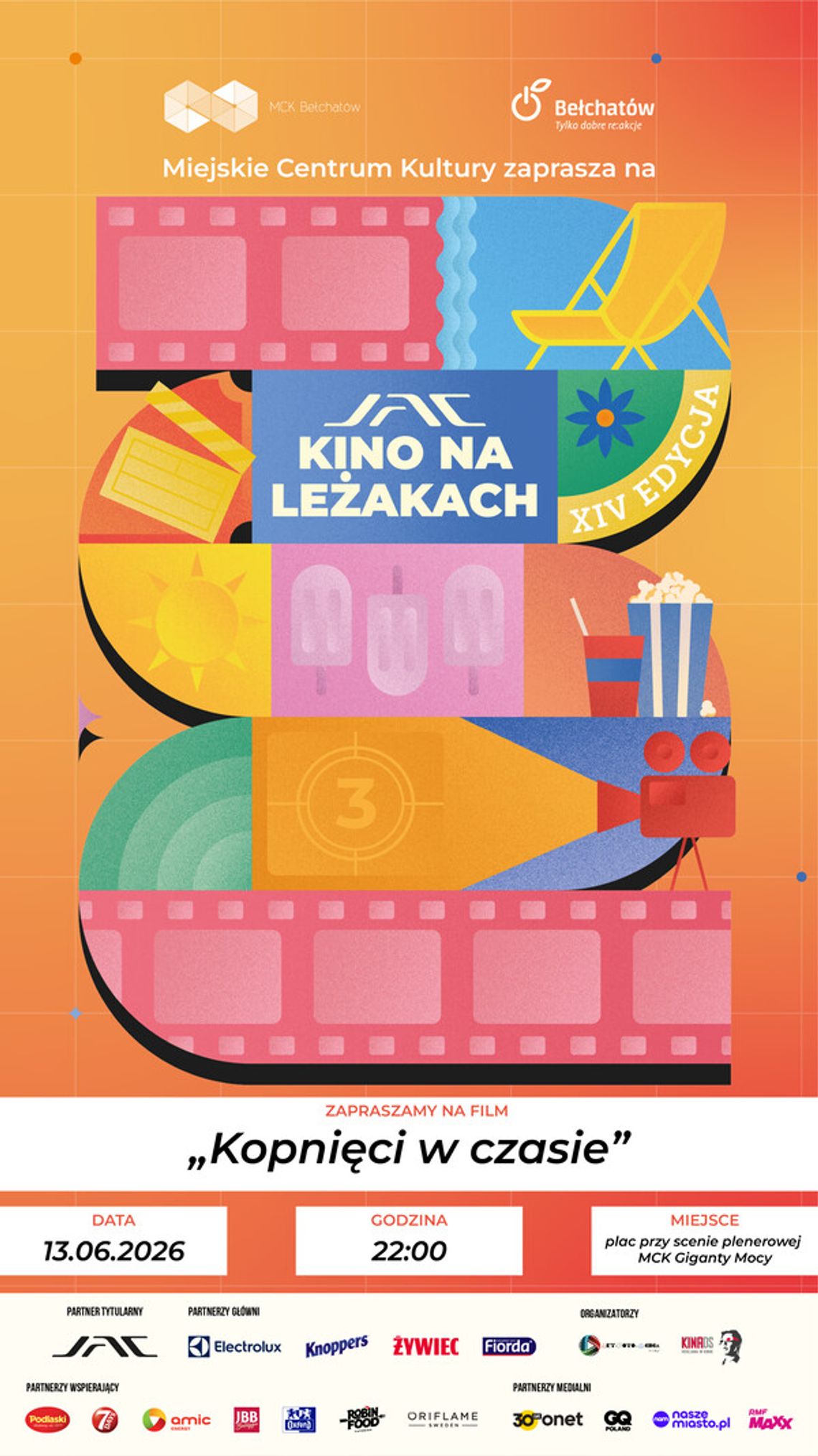 Film pod gwiazdami wraca do Bełchatowa. Rusza tegoroczne „Kino na Leżakach” Film pod gwiazdami wraca do Bełchatowa. Rusza tegoroczne „Kino na Leżakach”