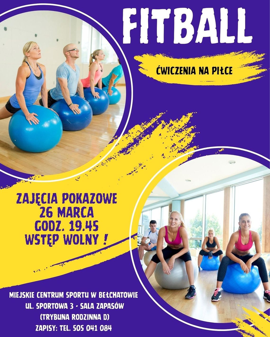 Fitball na Stadionie Miejskim w Bełchatowie. Nowe zajęcia dla każdego