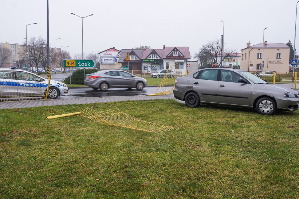 Groźna kolizja na rondzie gen. Andersa