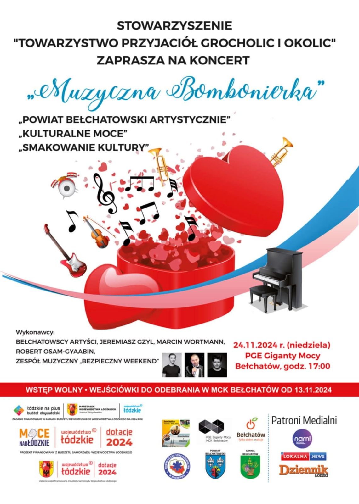 Już wkrótce koncert „Muzyczna Bombonierka” w MCK PGE Giganty Mocy