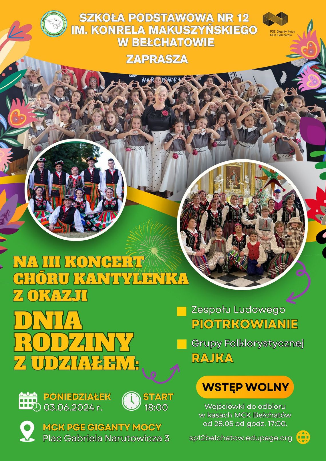 Koncert chóru „Kantylenka” z okazji Dnia Rodziny