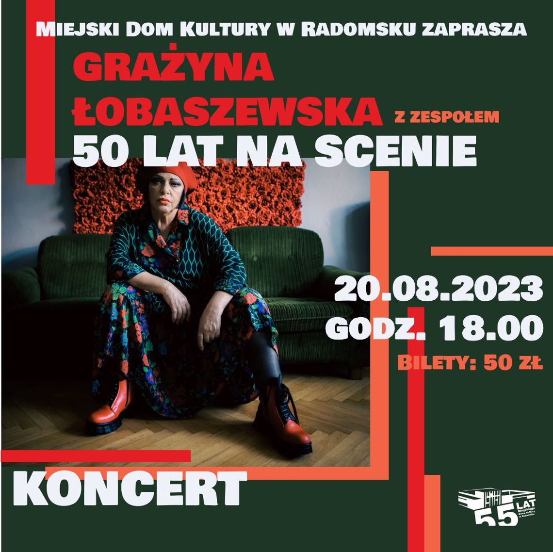 Koncert Grażyny Łobaszewskiej w MDK w Radomsku