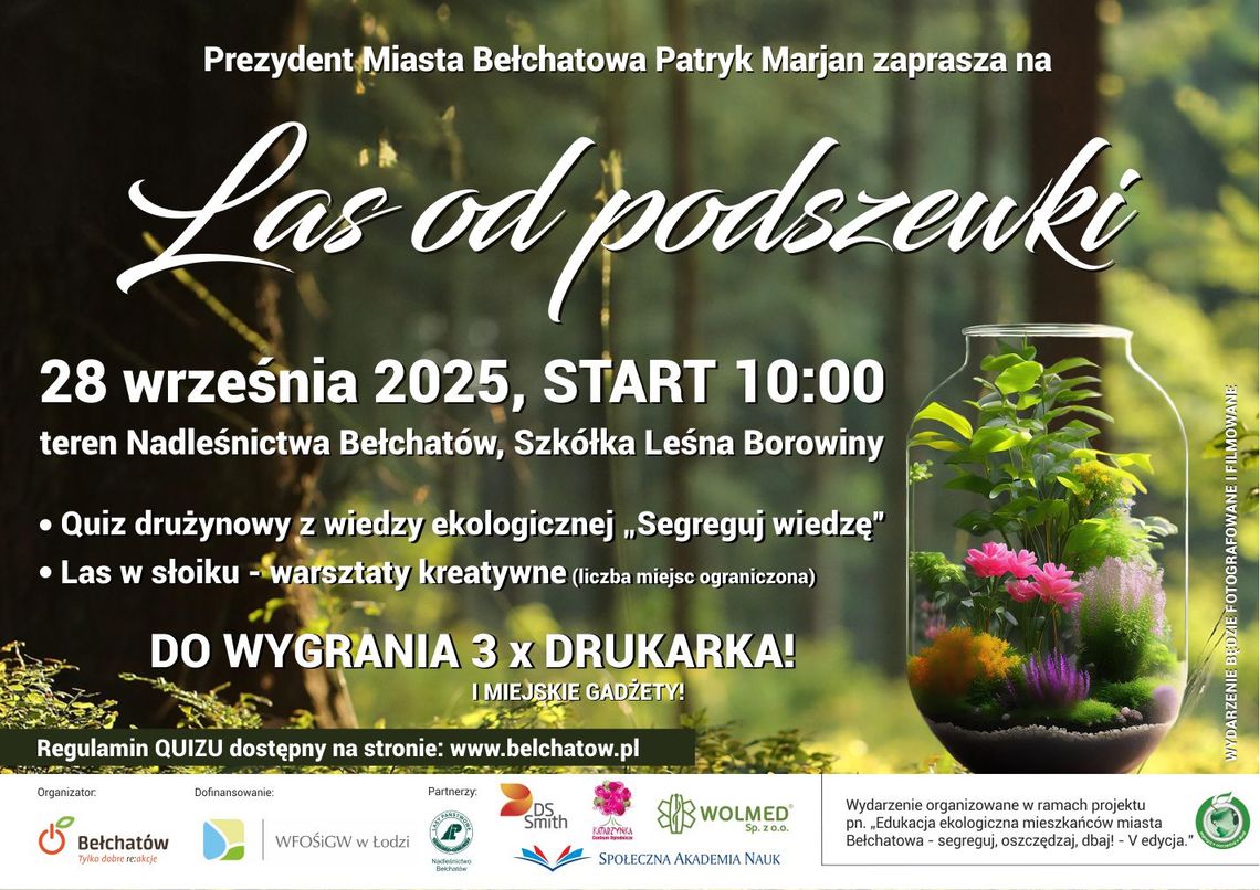 "Las od podszewki"-ekologiczne spotkanie w szkółce leśnej