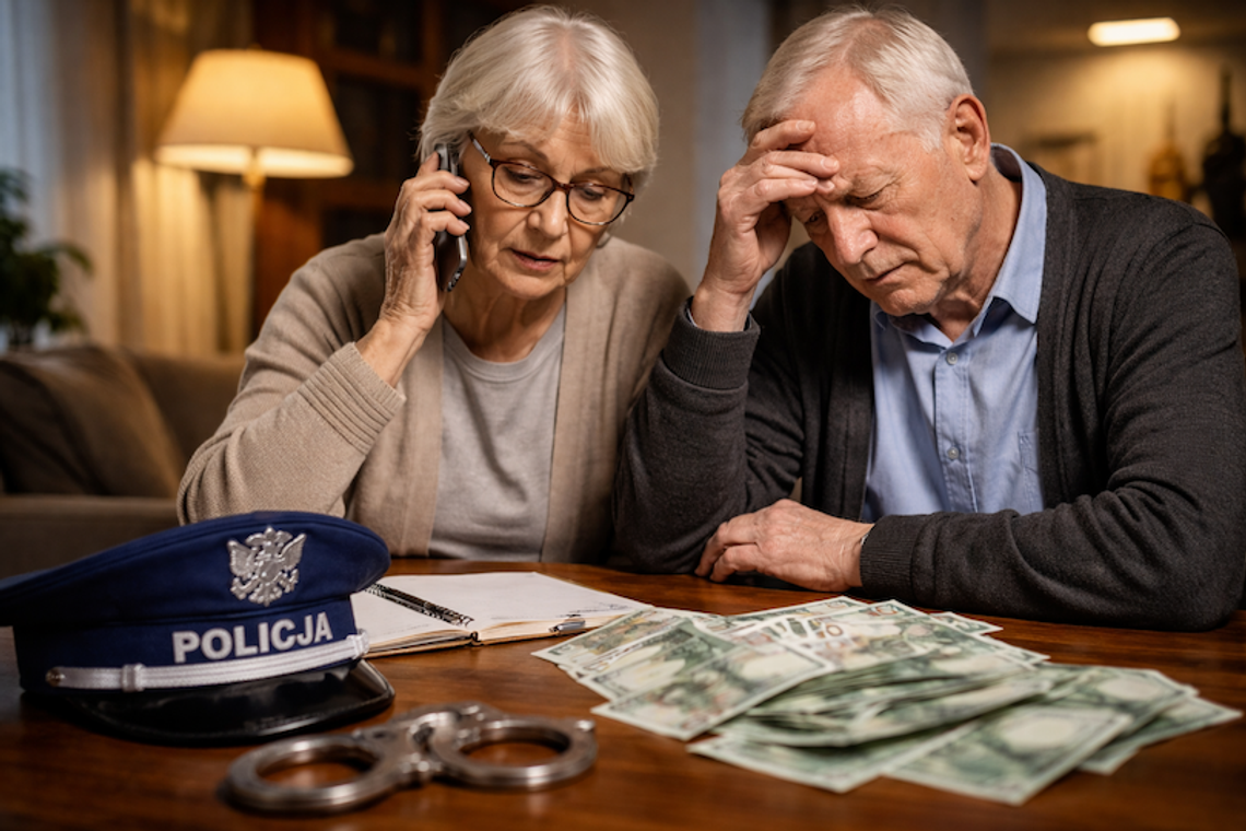 Oszustwo „na policjanta” w Bełchatowie. Seniorzy stracili spore pieniądze