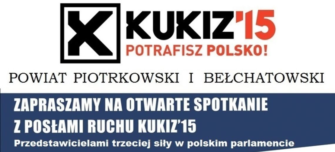 Otwarte spotkanie z posłami