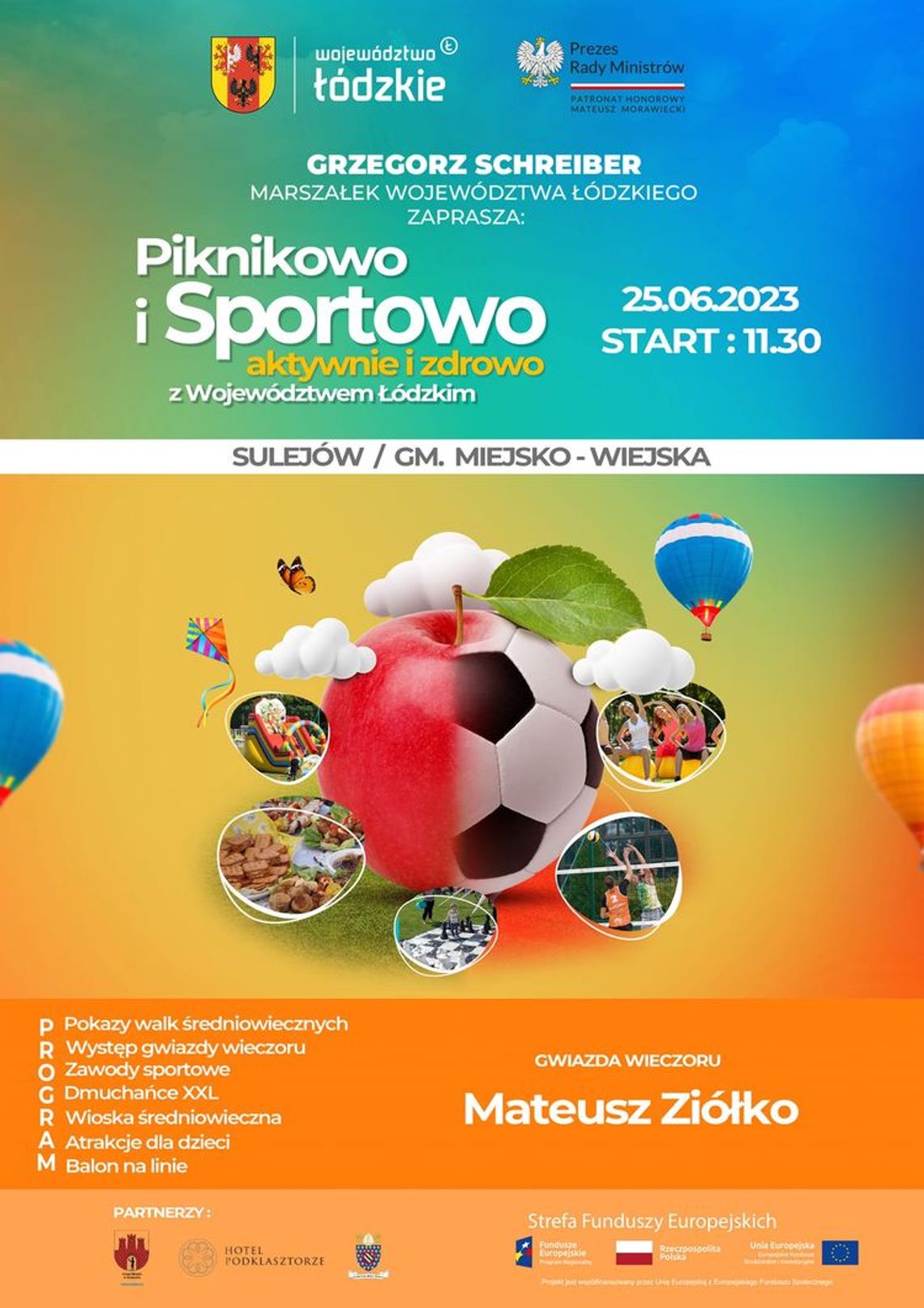 Piknikowo i Sportowo z Województwem Łódzkim oraz 705-lecie Supliki Sulejowskiej