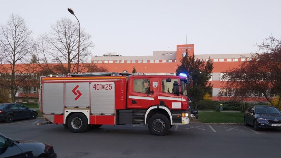 Pożar w bełchatowskim szpitalu Pożar w bełchatowskim szpitalu