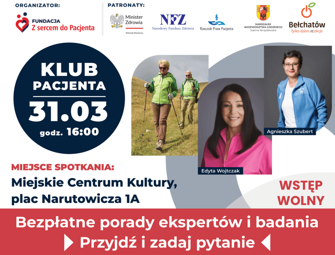 Profilaktyka i porady specjalistów w jednym miejscu – Klub Pacjenta w Bełchatowie