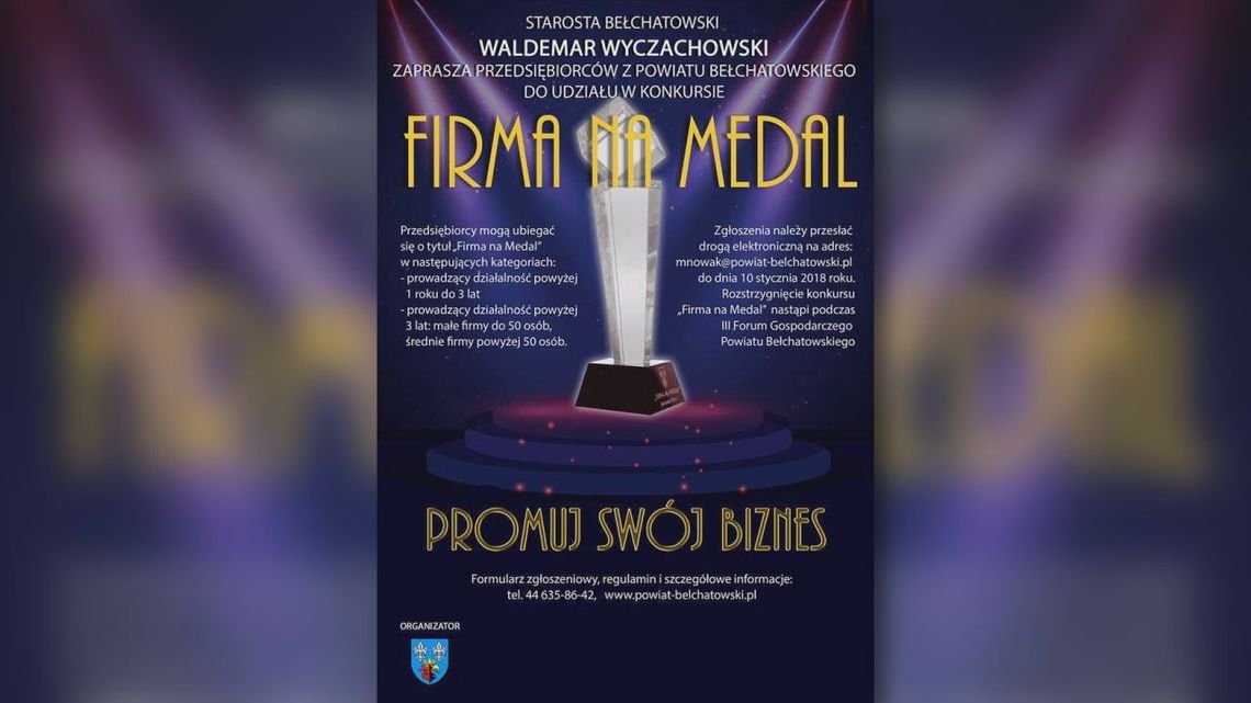 Promuj swój biznes, zostań "Firmą na medal"