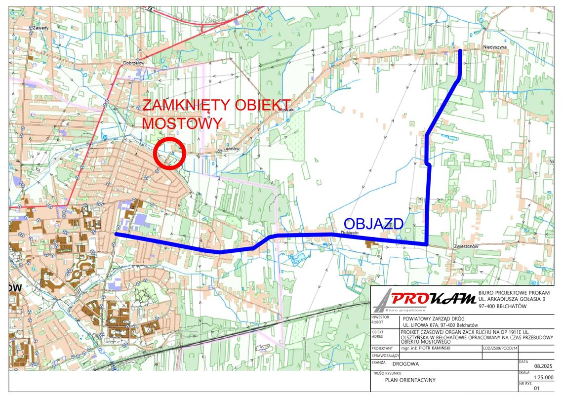 Przebudowa mostu na Olsztyńskiej. Od 9 października czasowa organizacja ruchu Przebudowa mostu na Olsztyńskiej. Od 9 października czasowa organizacja ruchu