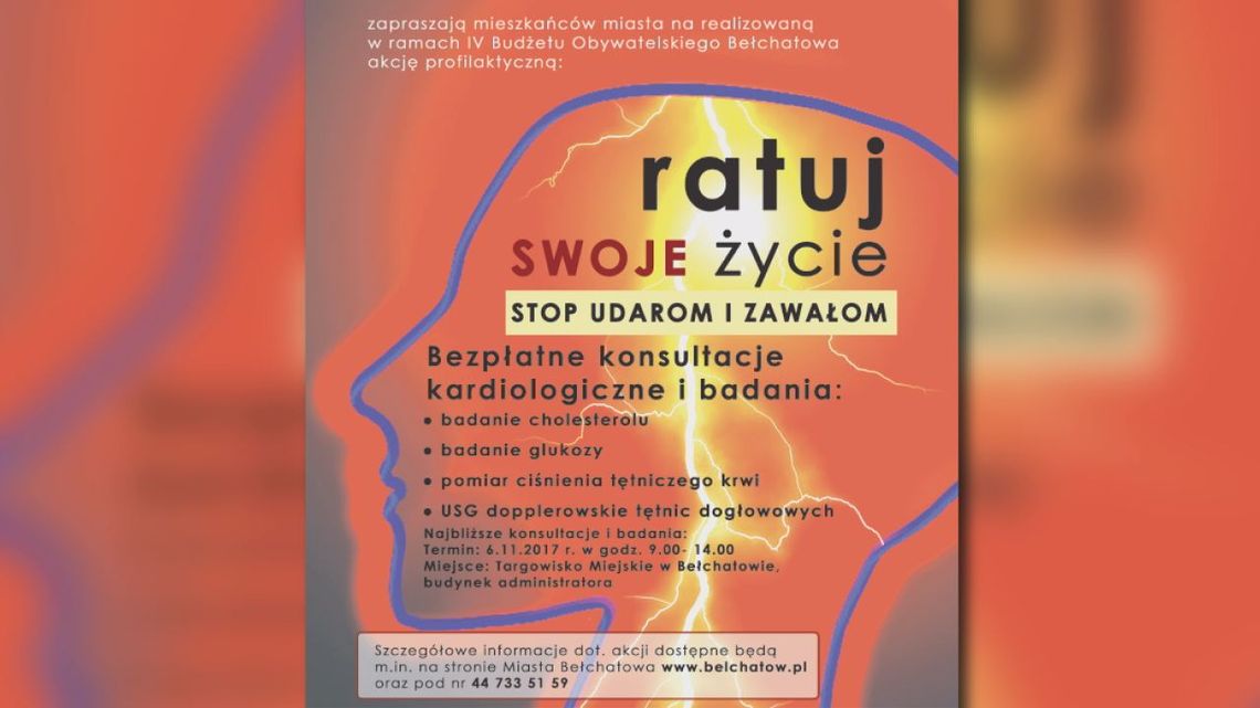 „Ratuj Swoje Życie - Stop udarom i zawałom”