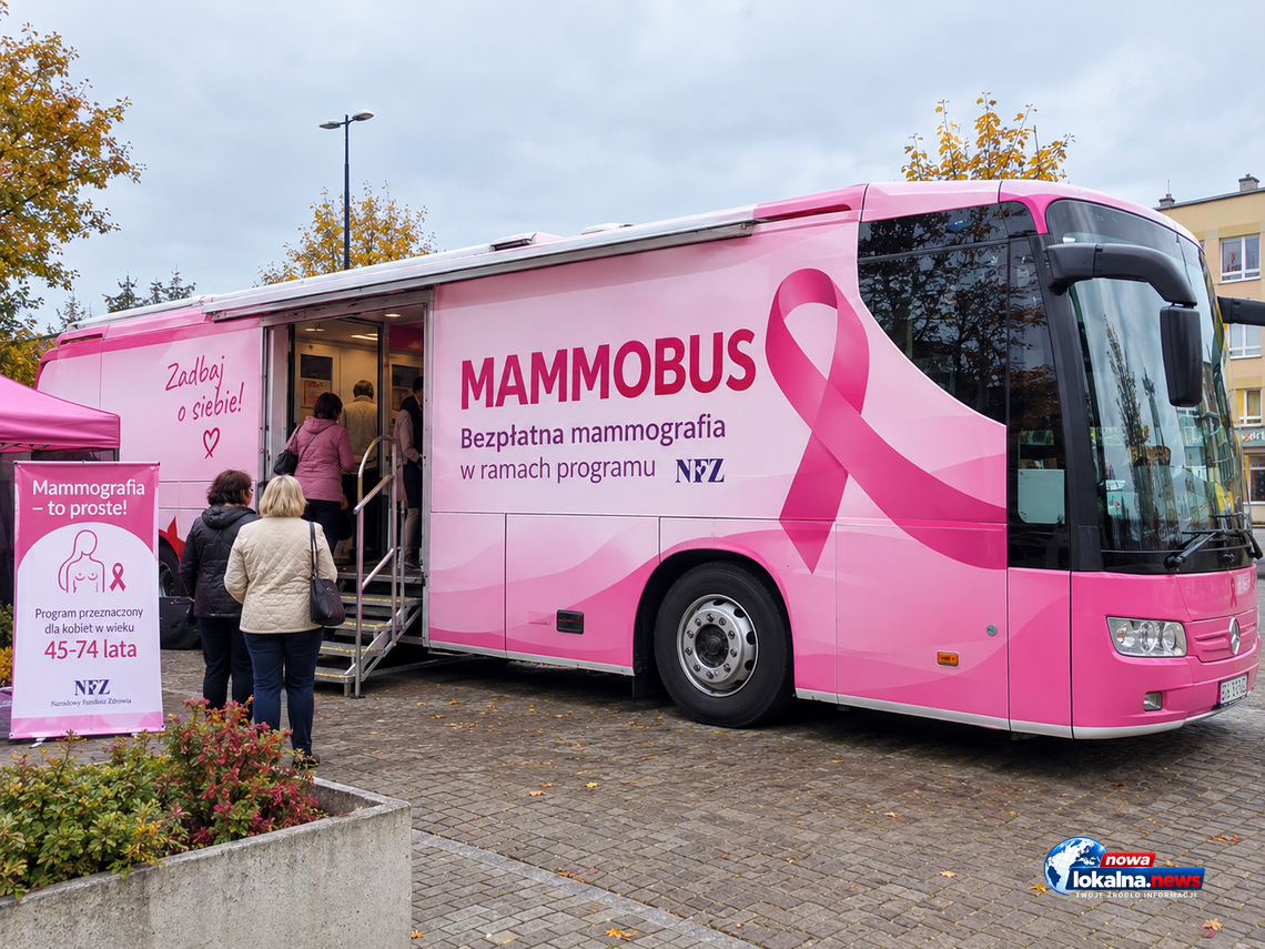 Różowy Październik w Bełchatowie. Mammobus zaprasza na bezpłatne badania Różowy Październik w Bełchatowie. Mammobus zaprasza na bezpłatne badania
