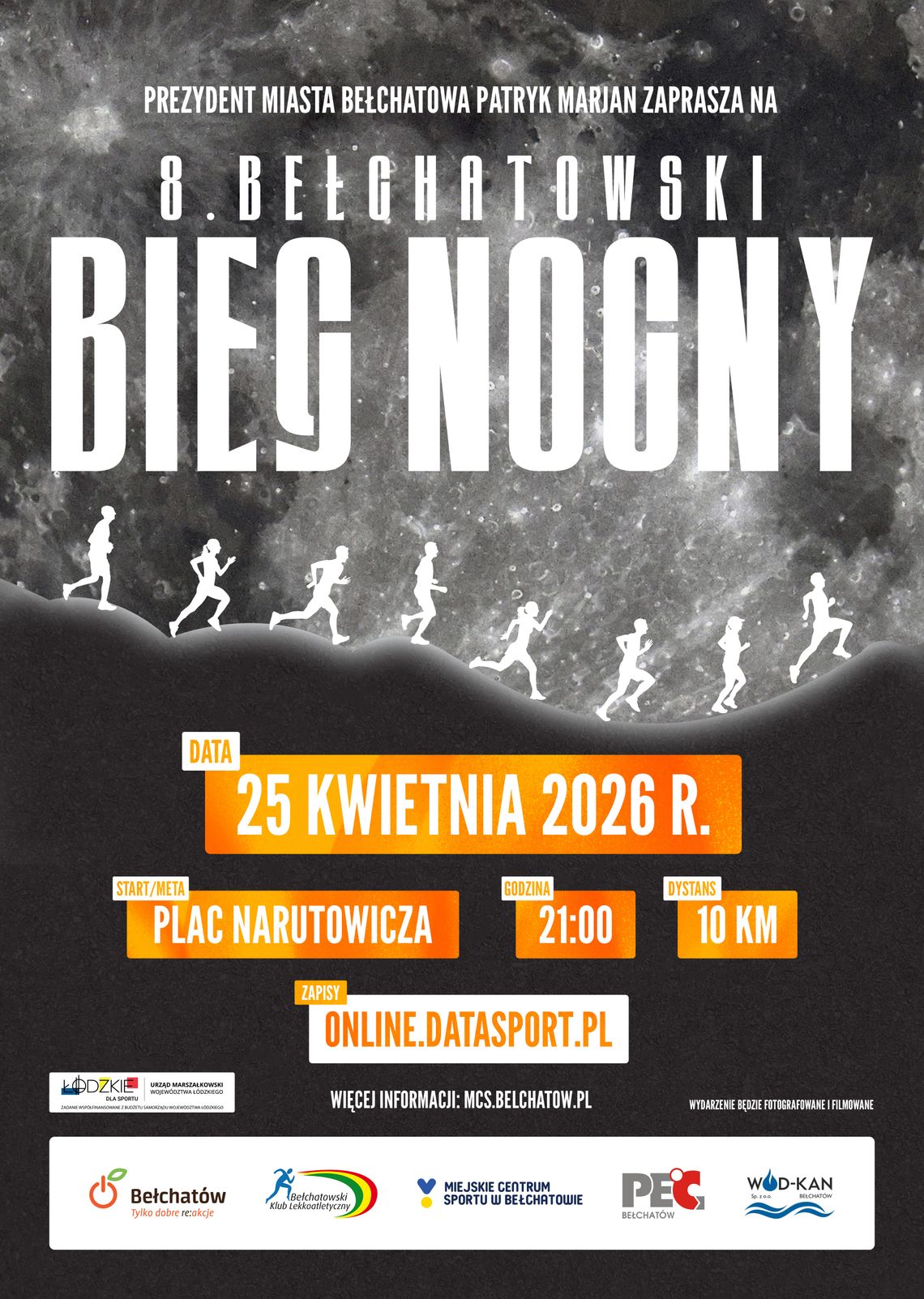Ruszyły zapisy na Bełchatowski Bieg Nocny. „Szybka dycha” wraca na ulice miasta