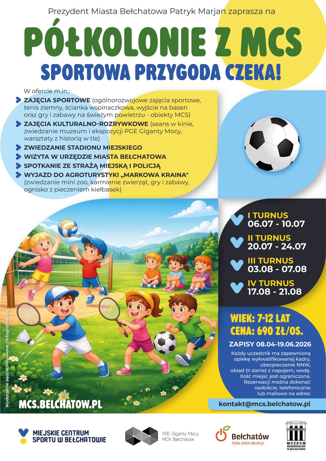 Ruszyły zapisy na półkolonie letnie z MCS w Bełchatowie. Sportowa przygoda czeka na dzieci