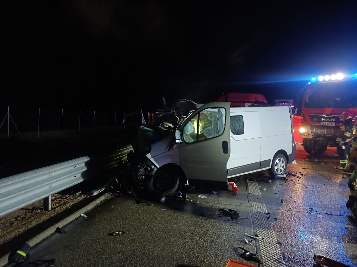 Śmiertelny wypadek na A1 między Piotrkowem a Kamieńskiem