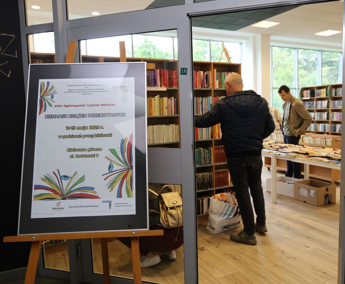 Tanie książki czekają na czytelników. Kiermasz w bełchatowskiej bibliotece trwa jeszcze tylko kilka dni