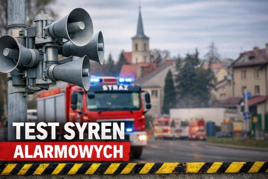 Test syren alarmowych w powiecie bełchatowskim. Mieszkańcy otrzymają SMS