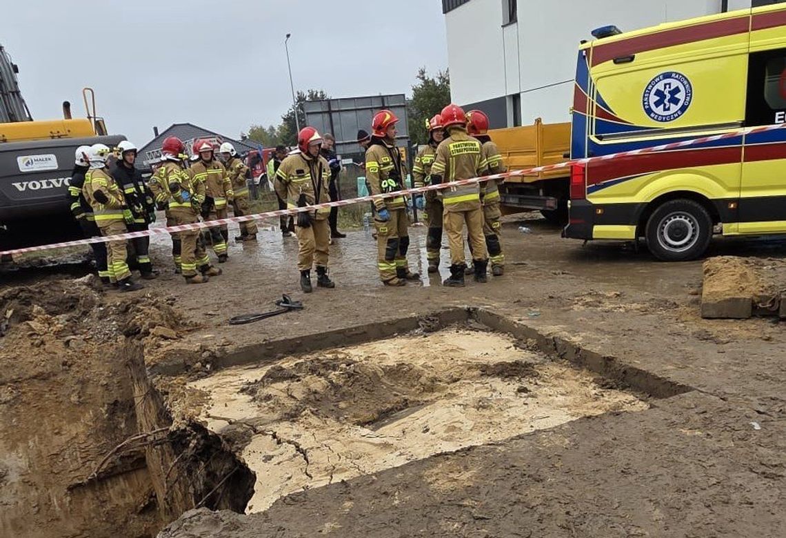 Tragiczny finał prac ziemnych w Bełchatowie. Zginął młody mężczyzna