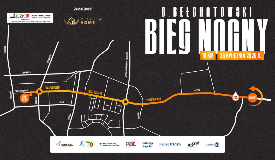 Utrudnienia w ruchu. W sobotę nocny bieg i czasowe zamknięcia ulic