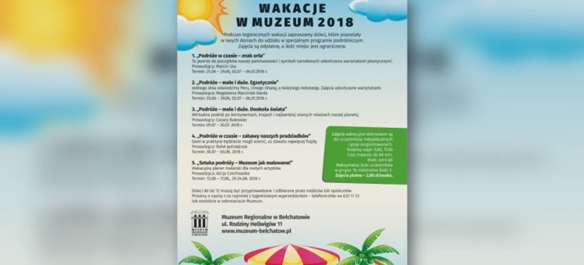 Wakacje z Muzeum Wakacje z Muzeum