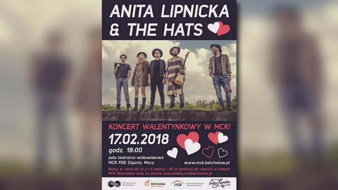 Walentynkowy kooncert Anity Lipnickiej & The Hats