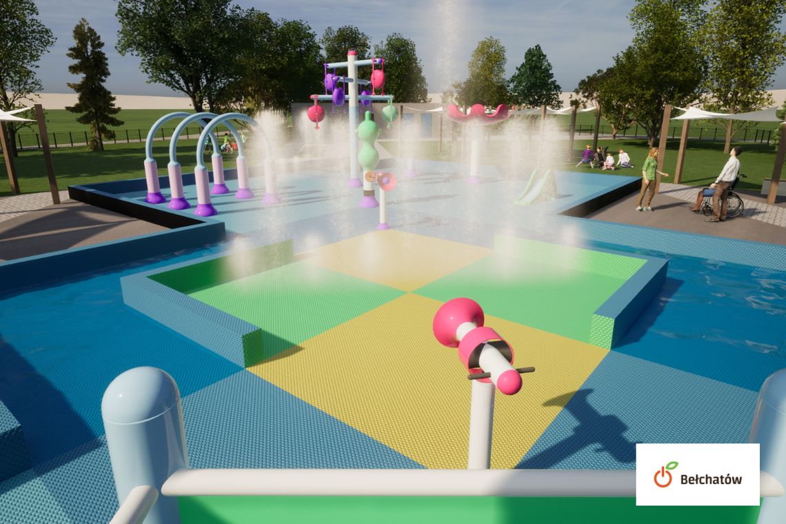 Wodny plac zabaw w Bełchatowie coraz bliżej. Miasto szuka wykonawcy