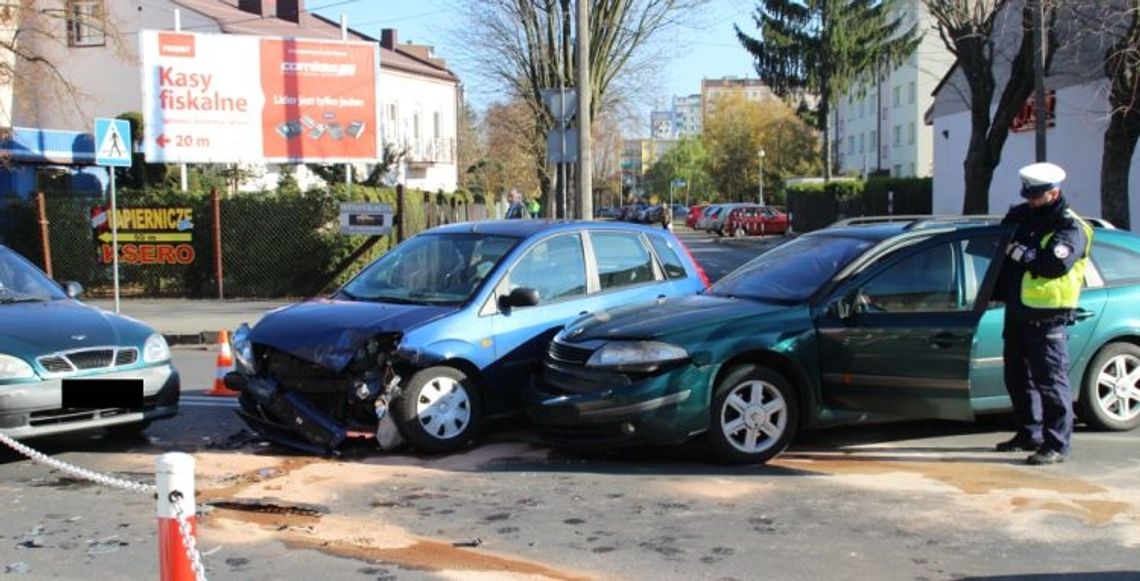 Wypadek pod Urzędem Skarbowym