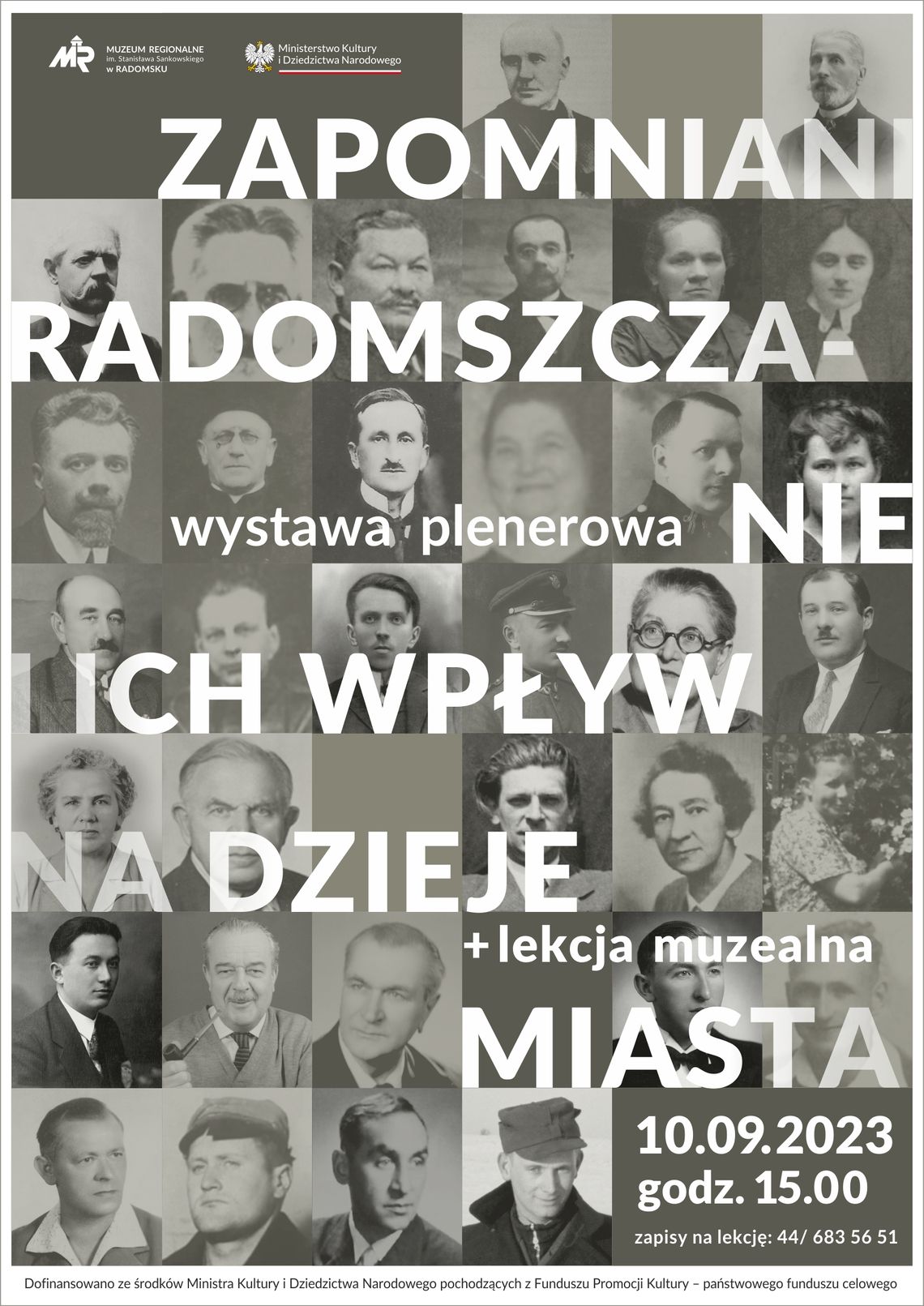 "Zapomniani radomszczanie i ich wpływ na dzieje miasta" – nowa wystawa plenerowa w Radomsku