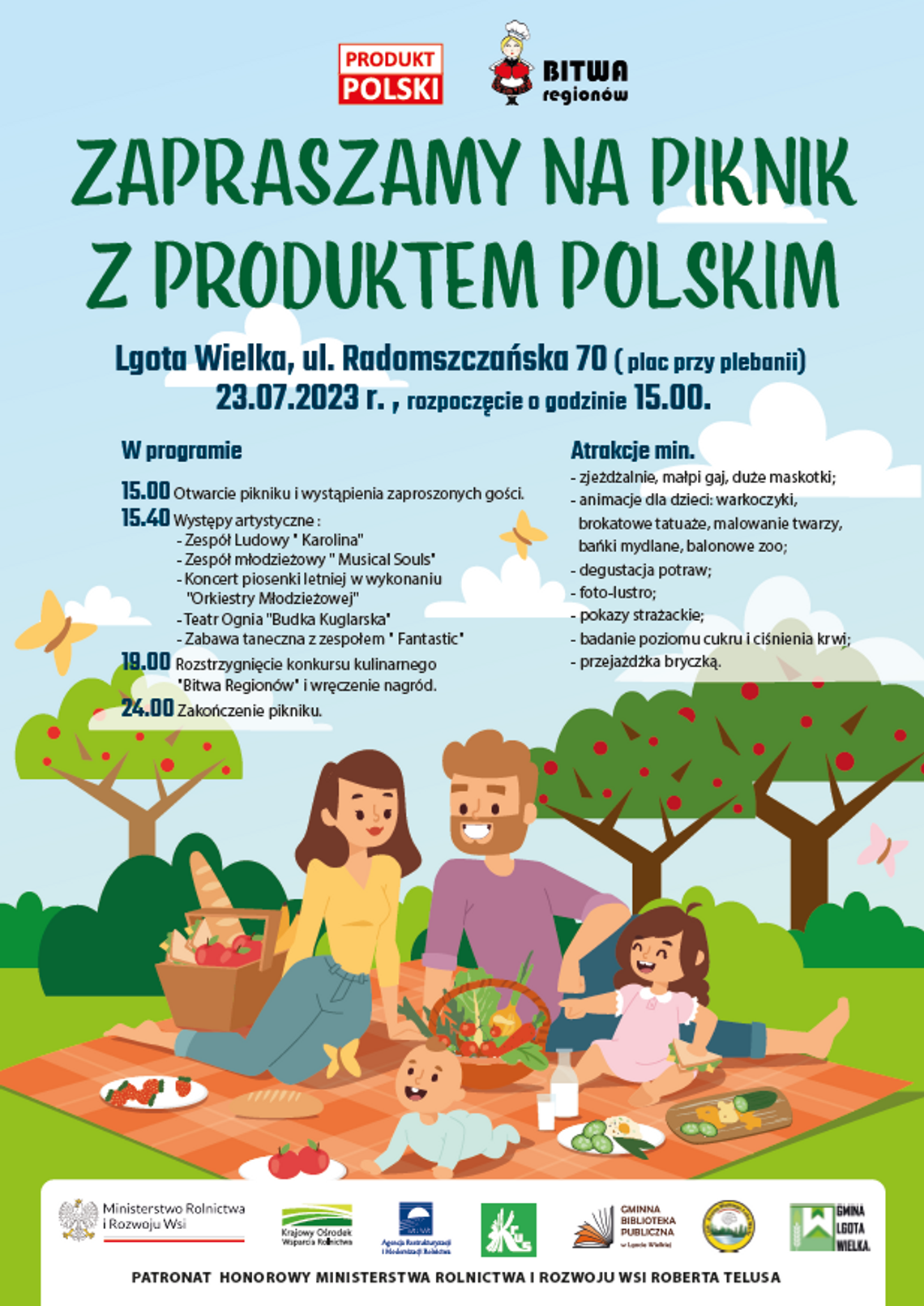 Zapraszamy na Piknik z Produktem Polskim